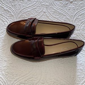 Coach patent loafers sz 9 new
